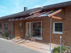 Vordach mit VSG