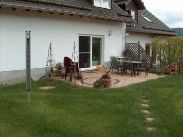 So sah die Terrasse vorher aus.